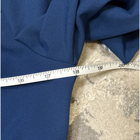 NEW Cinq à Sept Women's Hunter Dress Long Sleeve Tie Side Shirtdress night sky 6 - Picture 10 of 12